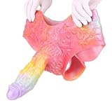 Seckoe Penisverlängerung Penissleeve Penis Hülle Silikon Penismanschette Penisstrecker Erweiterungshülle Sexspielzeug für Männer