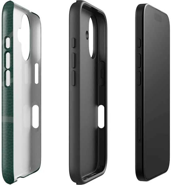 Skinit Impact Phone Case Compatible with iPhone 16 - Officially Licensed Michigan State University Green Basketball Design