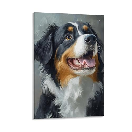 Toile Mastiff tibétain salon décoration murale design moderne 30x45