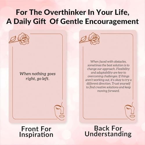Cartes d'affirmation Let It Go : motivation positive au quotidien - 2