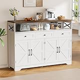 【Einfache Montage und schnelle Nutzung】Dank der klar strukturierten Anleitung und des mitgelieferten Montagezubehörs lässt sich dieses Sideboard problemlos und schnell zusammenbauen. Alle Teile sind eindeutig gekennzeichnet, sodass der Aufbau in kürzester Zeit erledigt ist. Genießen Sie schon bald die zusätzliche Funktionalität und den Stil dieses vielseitigen Möbelstücks.