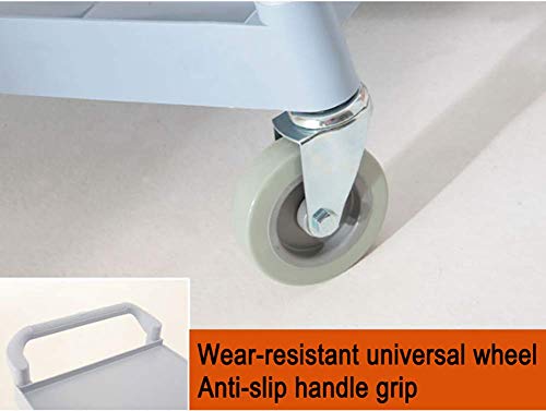 Carretilla de almacenamiento tipo estante de plástico GagalU miniatura 7