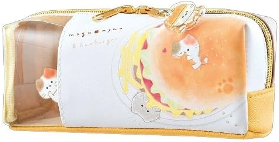 Amazon.co.jp: もぐにゃん BOXペンケース ハンバーガー : 文房具