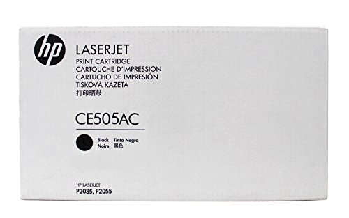 HP CE505AC cartouche noir pour éviter les traces et textes pâles