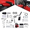JAYGOVAN 49cc Bicycle Bike Engine Kit 4-Stroke Gas Petrol Motorized Bicycle Kit, Single Cylinder Gas Petrol Motorized Bike Engine Motor Kit Belt Drive Bike Bicycle Scooter for 26" Bikes (Belt Style) #1