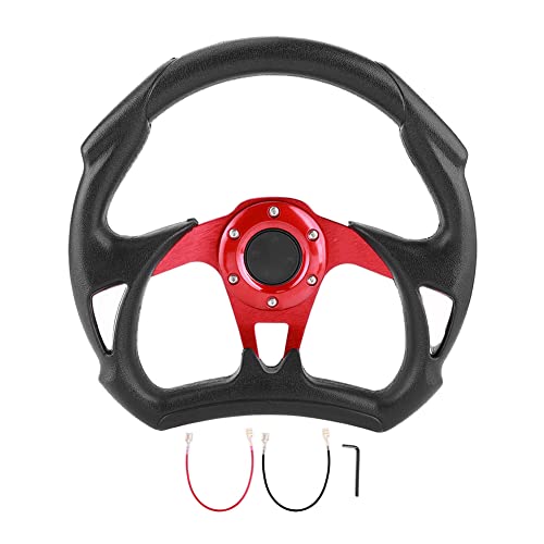 320 mm 12,5 -Zoll Sportlenkrad Langlebige PVC Leder Stylish Auto Modifiziertes Accessoire Universal