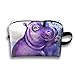 Produktbild Purple Hippo Travel Bag Toiletries Bag Phone Coin Purse Cosmetic Pouch Pencil Case Tote Multifunction Organizer Storage Bag makeup pouch