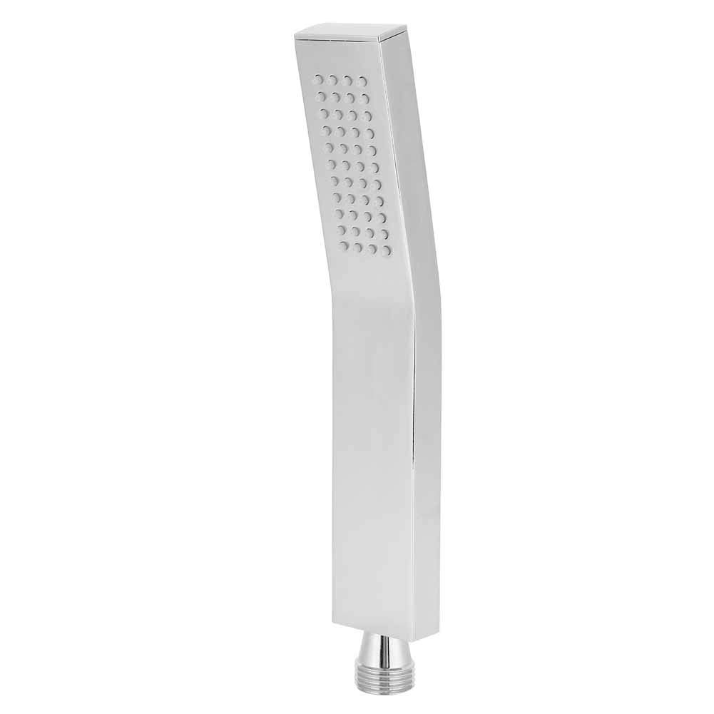 Hochdruck-Handbrause, quadratisch, Messing, G1,27 cm Gewinde, leistungsstarker Badezimmer-Duschkopf, verstellbarer Wasserfluss, modernes Duschzubehör