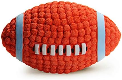 LifeCom Squeaky Dog Toy, Latex Floating Dog Ball Toy for Interactive Chew&Fetch (Small)