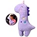 Unicorn Seat Belt Pillow Kids - Unicorn Seat Belt Cover, Vehicle Shoulder Pads, Safety Belt Protector Cushion for Kids, Animal Travel Pillow (Purple)