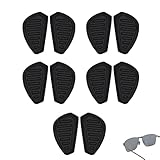 5 Pairs Sunglass Nose Pads, Nose Piece Replacement Compatible with Under Armour Sunglasses, Soft Silicone, Slip On Push Style, Non-Slip and Comfortable, Replacement Nosepads for Sunglass