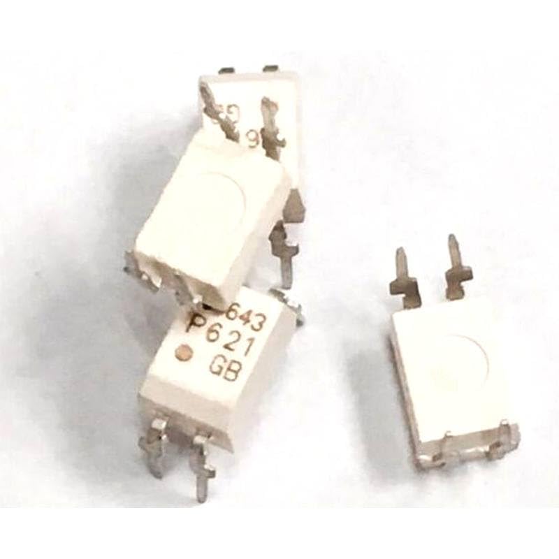 Lot de 100 puces IC TLP621 TLP621 (GB.F) TLP621GB TLP621-1 TLP621-1G P621 DIP-4