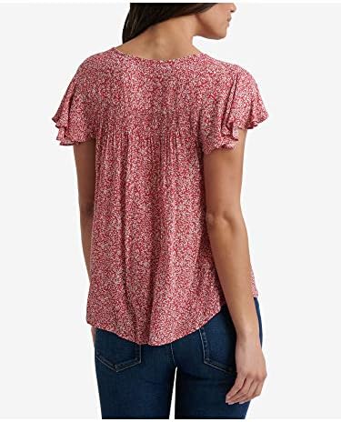 Lucky Brand Womens 7W45288 Pink Printed 