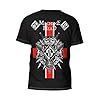 Men's Machine Metal Band Head T-Shirts Short Sleeve Tee Shirts Crewneck Casual Regular Print Cool Summer Fashion Top Tees, S-3XL #5