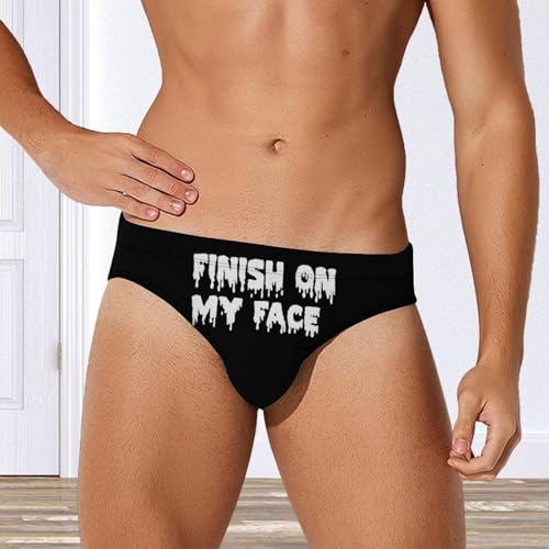 Finish ON My FACE Men's Swim Brief Sexy Bikini Swimwear Swimsuit Trunks Bathing Suits4