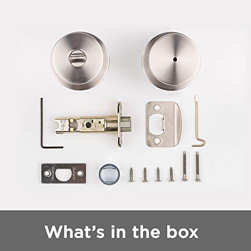 Kwikset 97300-934 Pismo Door Knob, Polished Chrome #TOP6