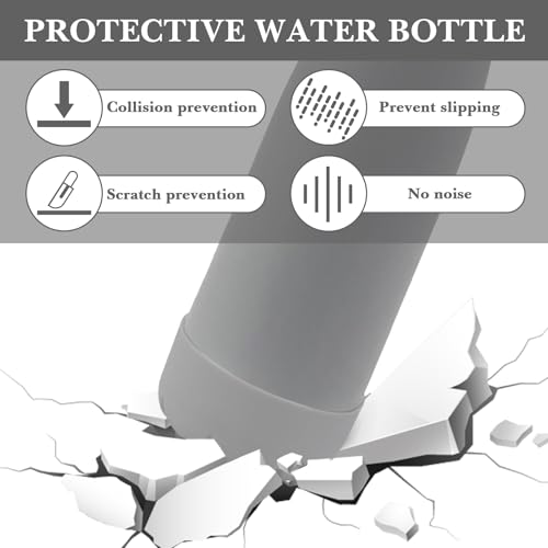 Protège-bouteille en silicone gris Linkidea pour gourde 50 cl