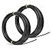 ZELARMAN 32.8 Feet Black Aluminum Craft Wire 3 mm Thickness Bendable Metal Craft Wire for DIY Crafts Making