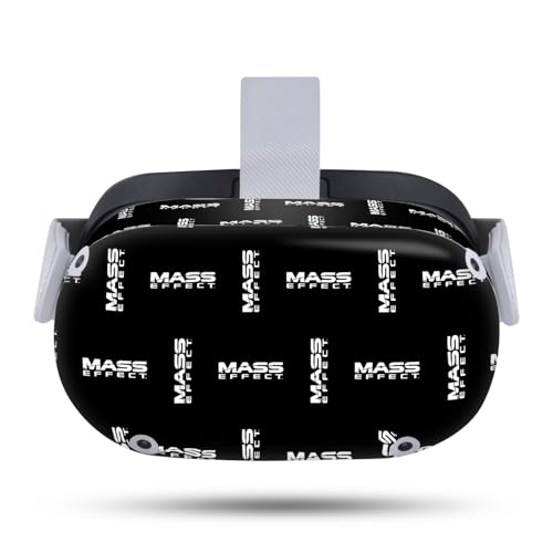 Head Case Designs Officially Licensed EA Bioware Mass Effect Logo Pattern Graphics Vinyl Sticker Skin Decal Cover Compatible with Meta Quest 2