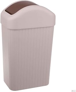 10L Plastic Garbage Bin Trash Can Swing Lid Recycling Garbage Bin Wastebasket for Bathroom Kitchen Living Room Home Dust Bin Kitchen Bin (Color : B) (C)(C)