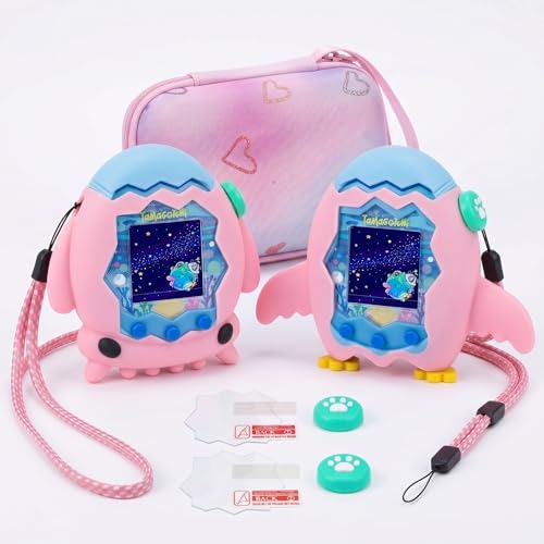 Coque silicone Tamagotchi Paradise antichoc avec film écran et dragonne