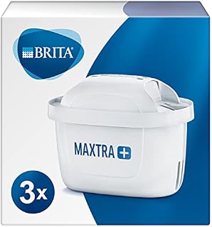 BRITA MAXTRA+ replacement water filter cartridges, compatible with all BRITA jugs -reduce chlorine, limescale and impurities for great taste - 3 pack