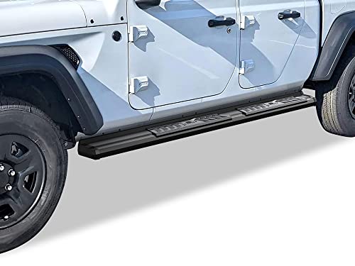 Estribos OEM estilo negro APS compatibles Jeep Gladiator miniatura 4