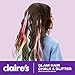 Claire's Hair Chalk & Glitter Styling Kit, 13-Piece Temporary Hair Color Set with Washable Chalk Pens, Glitter Gels, Clip-in Extensions & Tools, Girl Toys & Beauty Activity, Fashion Craft Gift Ages 6+