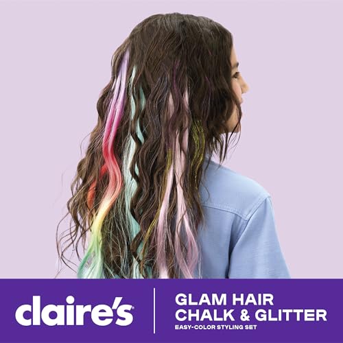 Save 31% on Claire's Hair Chalk & Glitter Styling Kit - Image 2