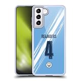 Head Case Designs Officially Licensed Manchester City Man City FC Tijjani Reijnders 2025/26 Players Home Kit 1st Group Gel Case [Military Grade Protection] Compatible with Samsung Galaxy S21 5G