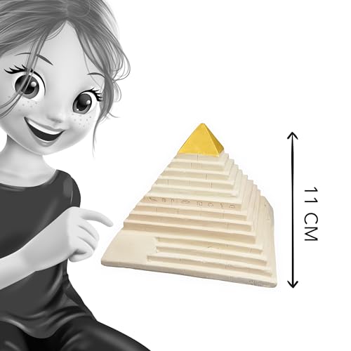 Pyramide mystère Buki 444 avec hiéroglyphes à décoder et 5 trésors