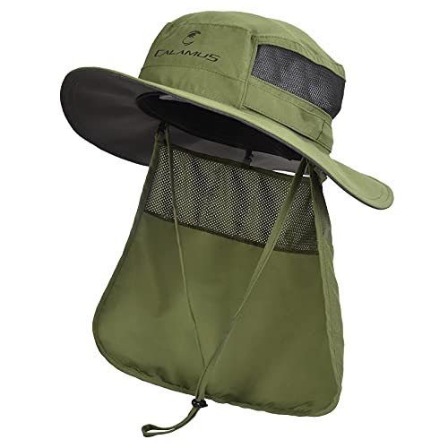 Calamus UPF 50 Boonie Sun Hat with Neck Shield Sun Protection Fishing Hat...