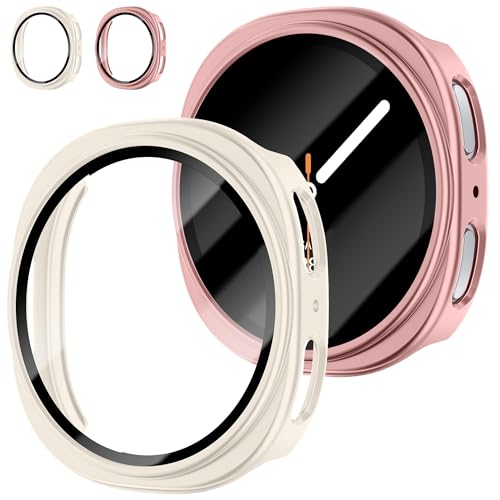 KXtP[X 2pbN Samsung Galaxy Watch 8p XN[veN^[ 44mm Y fB[X n[h PC S̕ی ~ h~ Jo[ Samsung Galaxy Watch 8 P[X 44mm ANZ