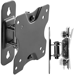 RICOO Monitor Halterung Wandhalterung Bildschirmhalterung Monitorhalterung für 13-34 Zoll Flach Monitorarm Schwenkbar Neigbar S3711 Computer Curved PC Bildschirm Wand-Halter VESA 75 x 75 100 x 100 mm