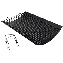 مقلاة رماد Hisencn 20 بوصة لـ Chargriller 5050 ، 5072 ، 5650 ، 2123 مشاوي فحم ، Char-Griller Model 200157 ، جزء بديل مع 2pcs Fire Grate Hanger ، 20 & quot ؛ مقلاة بالتنقيط