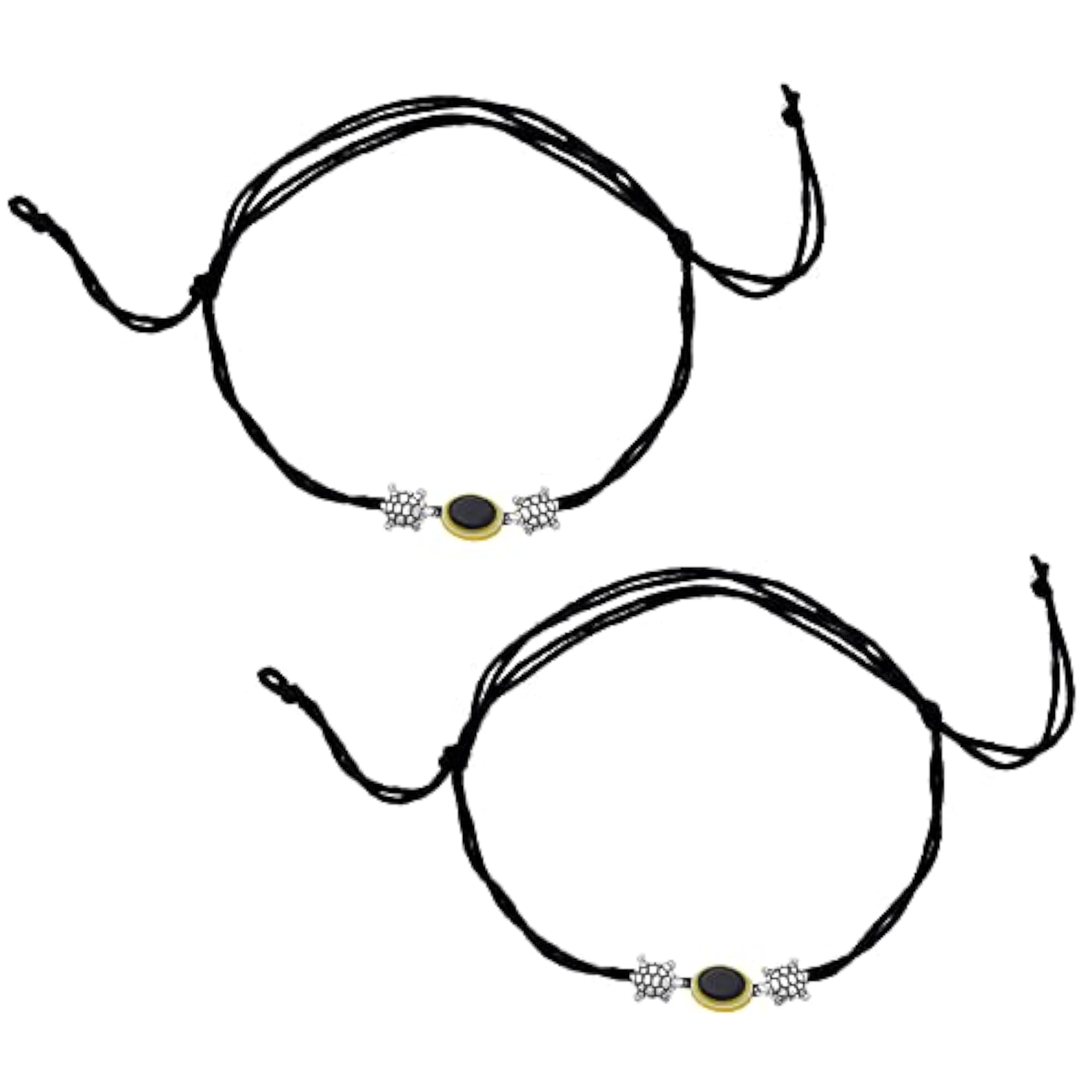 Women's Trendy Evil Eye Adjustable Payal Anklet with Kachua Charm