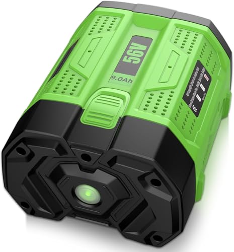 Zuliati BA2800T 9000mAH Replacement for EGO Battery Compatible with EGO 56V Battery BA2800 BA4200 BA1400T BA1400 Lawn Mower Leaf Blower Chainsaw Tools(9.0,Amps)