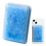 Tappetino di raffreddamento per smartphone, riutilizzabile, 8,5 x 7,9 cm, per la parte posteriore del telefono, portatile, per esterni, vlog, viaggi, ufficio, pendolarismo e giochi