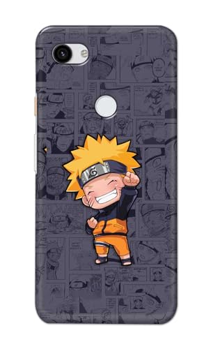 Image of PRINTFIDAA Printed Hard Back Cover Case for Google Pixel 3A Back Cover (Famous Anime Cartoon Character) -112