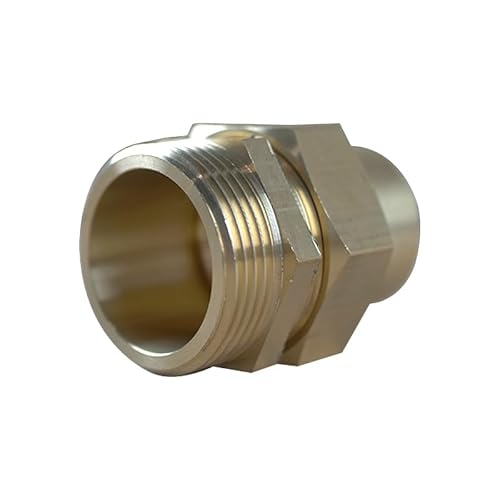 Arcanaute - Raccord laiton à souder - Raccord union 3 pièces 341 GCU mâle 11/4 (33/42) - Tube Cuivre Ø32 -