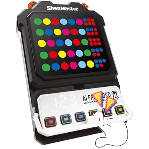 Electronic Mastermind Game, 10,000+ Logic Challenges for 1-8 Players