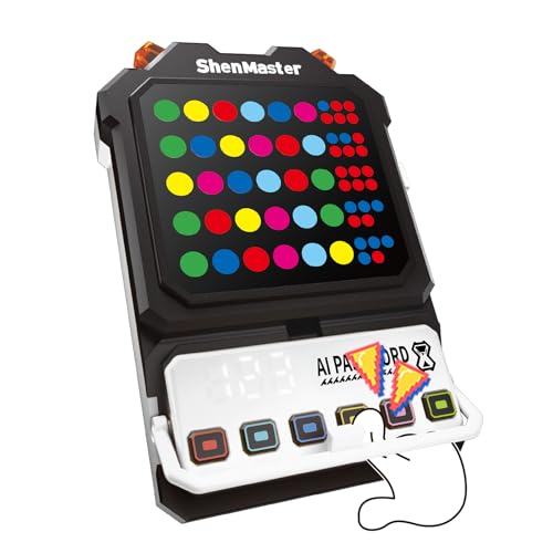 Crack The Code - Electronic Mastermind Code Breaker with Clamp, Super Decoder Handheld Puzzle Games for 1-8 Players, 10,000+ Logic Challenges for Kids...