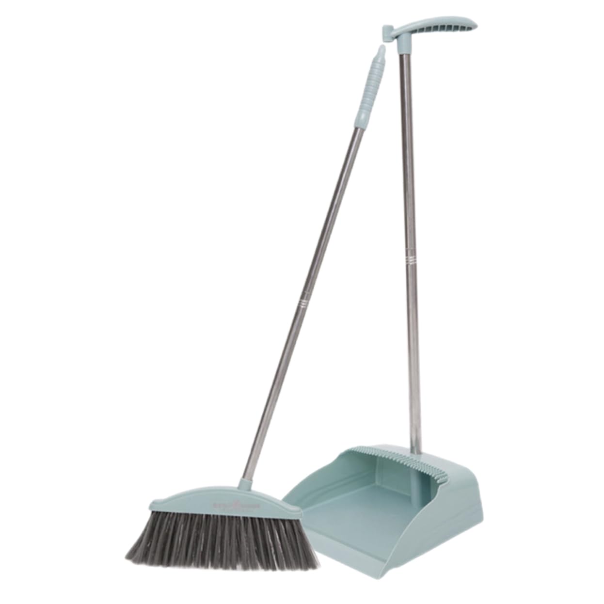 Cabilock 1 Set Long Handle Garbage Shovel Dustpan for Home Dust Pan and Broom Stand up Dustpan Lobby Dust Pan Office Garbage Shovel Commercial Dust Pan Household Brooms Stainless Steel