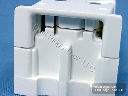 Leviton High Output T8 T12 Fluorescent Light Lamp Holder Socket Bulk 13551-W