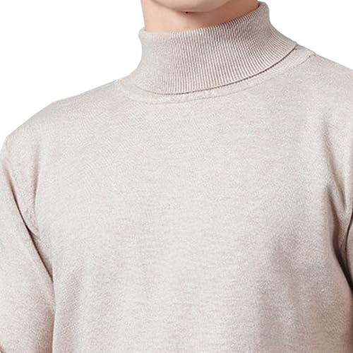 Men's Turtleneck Base Underneath Sweater Turtleneck Sweater Top for Men Male Long Sleeve Pullover Sweater Tees2