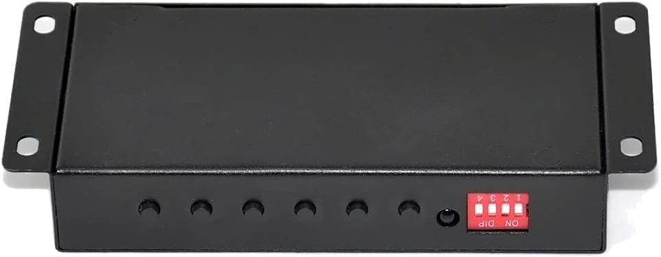 Car 4-Channel Driving Recorder Switcher Control Car Cameras IR Control Switch Combiner Box for 360° Panoramic Image, Black