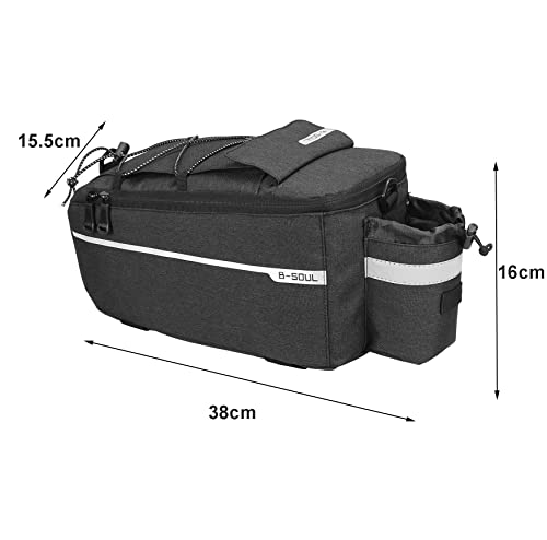 Just Do Bike Bag Back Rack Bag Waterproof Bicycle Panniers Carrier Cooler Big Capacity With Bottle Bag For Rear Rack #TOP1