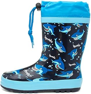 Wellygogs Kids Shark Print Wellington