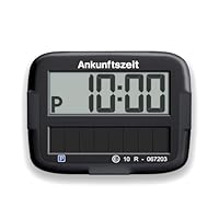 Needit Park Micro Solar elektronische Parkscheibe [NEUES Modell 2025] I unendlich Energie, Null Batteriewechsel | einzige Parkscheibe in Deutschland mit integriertem wiederaufladbarem Akku | schwarz