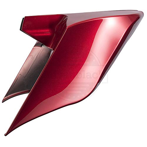 Ember Red Sunglo Stretched Side Covers Extended Side Panels Fit For 2009 2010 2011 2012 2013 Harley Touring Street Glide Road Glide Special #TOP30